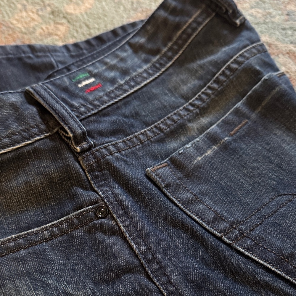 DIESEL Men's Zathan Deep Indigo Straight Jeans